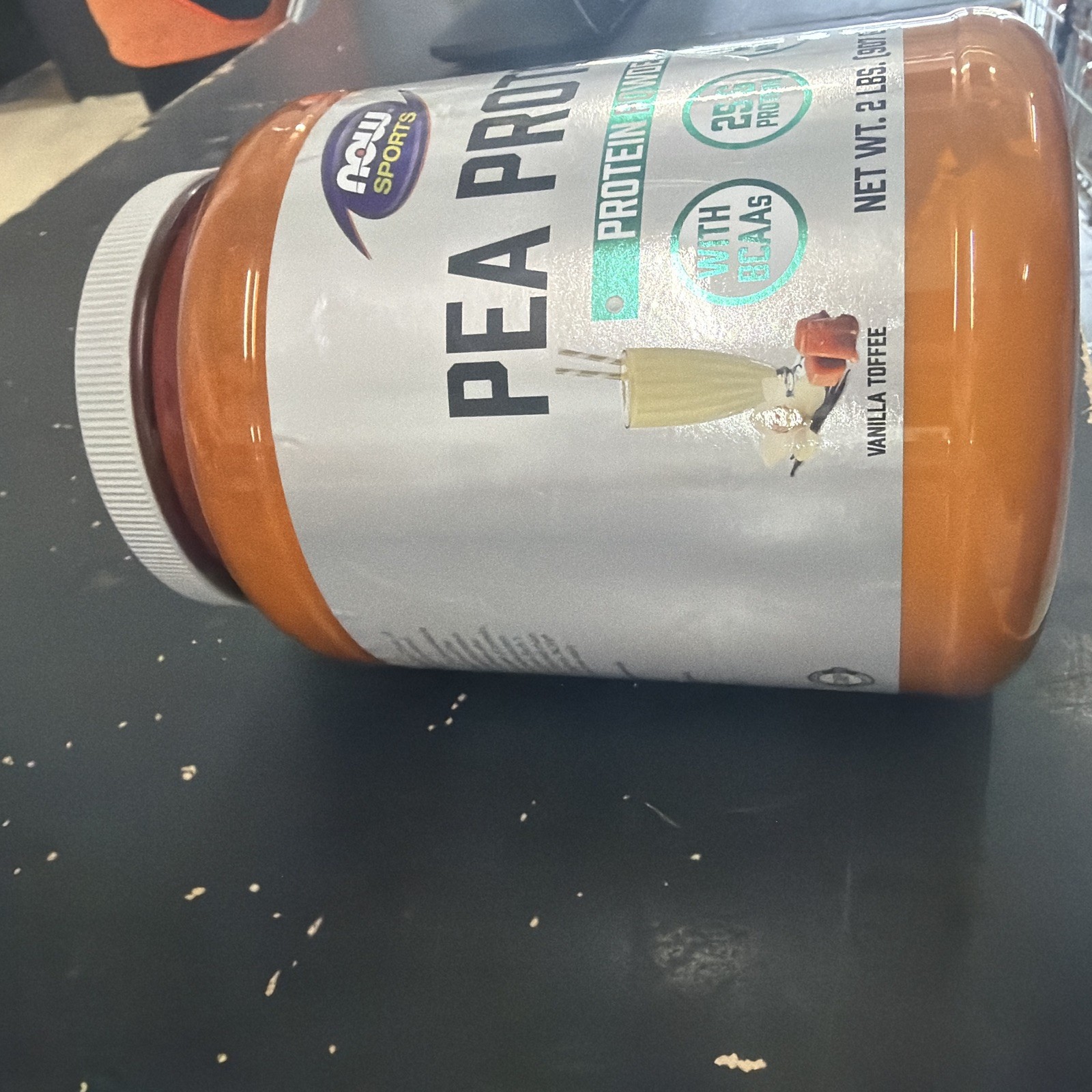 Now Pea Protein Vanilla Toffee 2 lbs Brand New Sealed