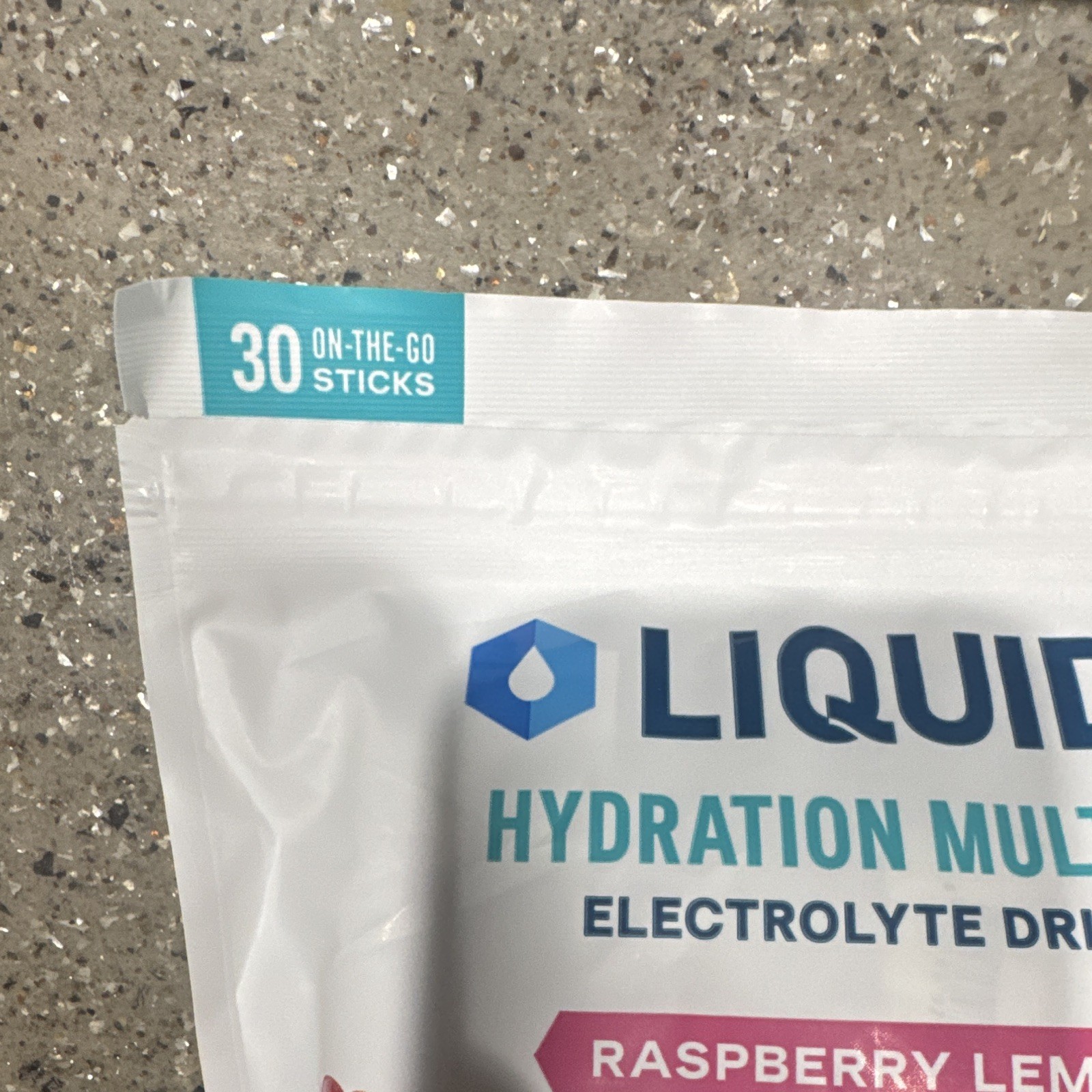 Liquid I.V. Electrolyte Hydration Powder Sugar-Free Vegan Raspberry Lemonade 30