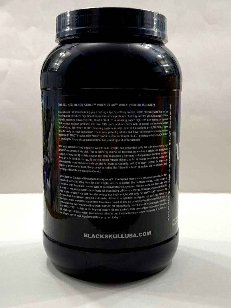 100% Isolate Whey ZERO Protein, Zero Carb Strawberry Flavor 2 Lb, 39 Servings