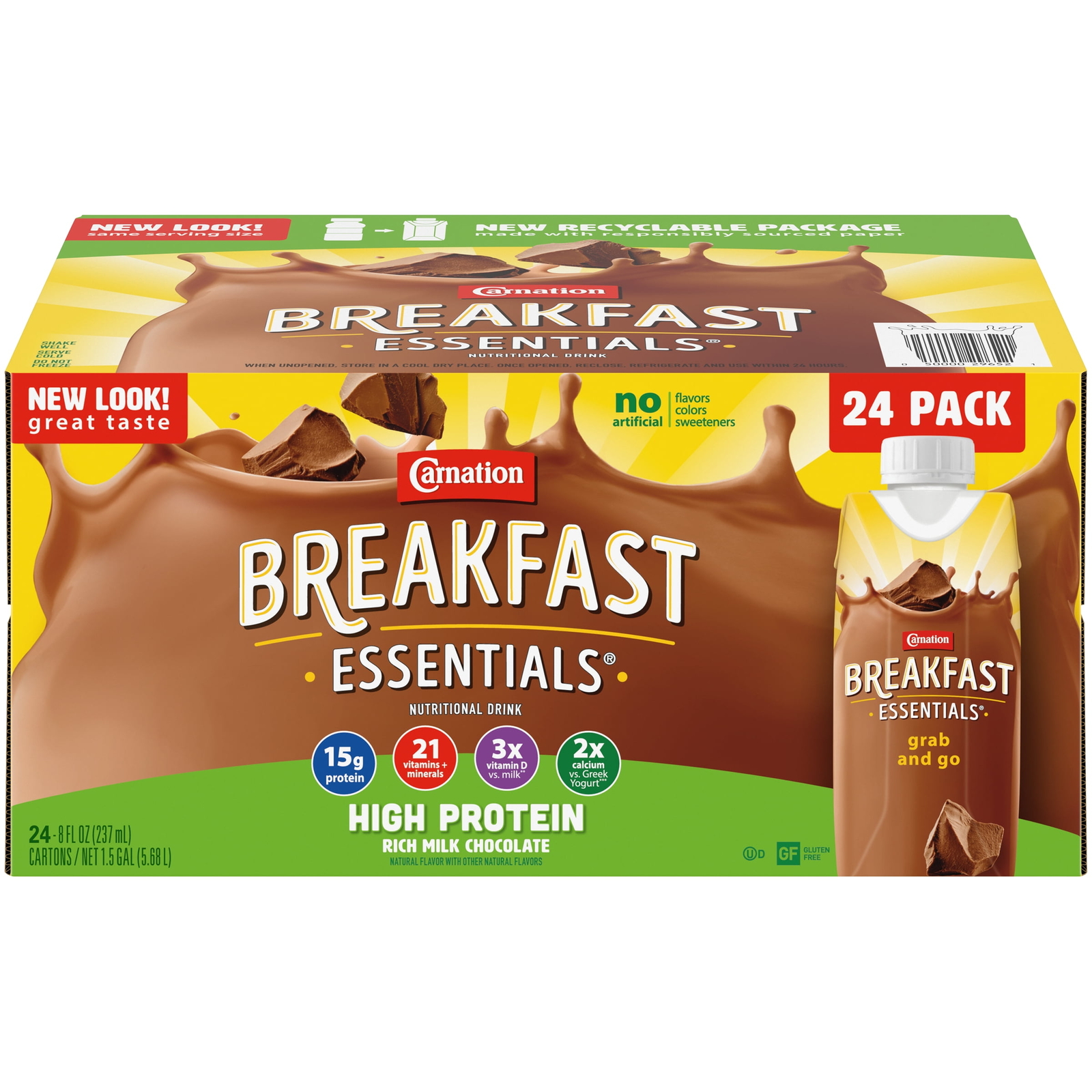 Carnation Breakfast Essentials High Protein Nutritional DrinkRich Milk Chocolate