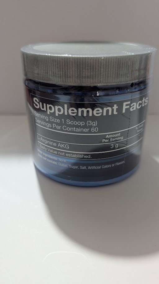 L-Arginine AKG Powder Boosts Endurance & Intensity Unflavored 6.35oz