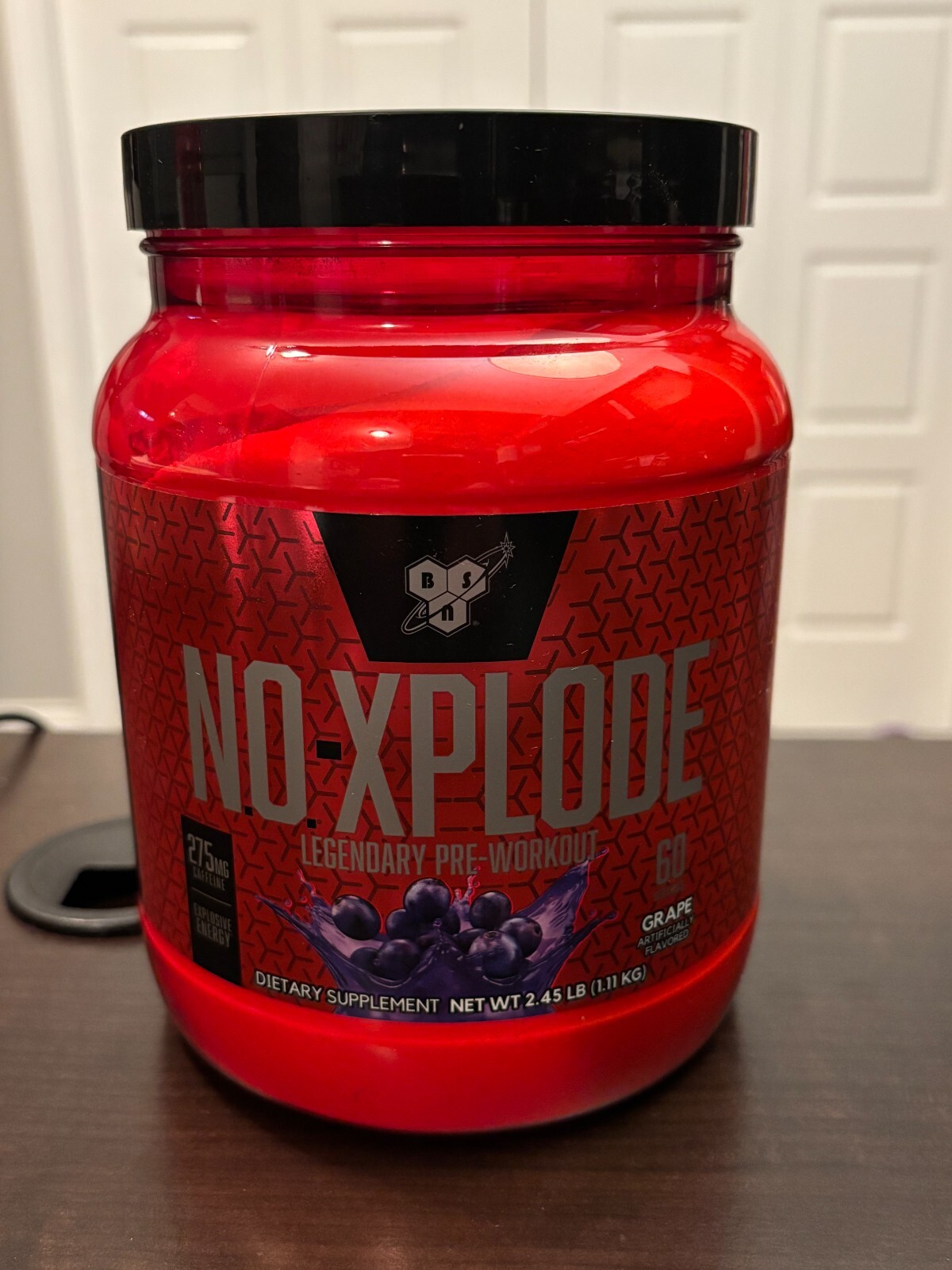 no xplode pre workout 60 servings grape