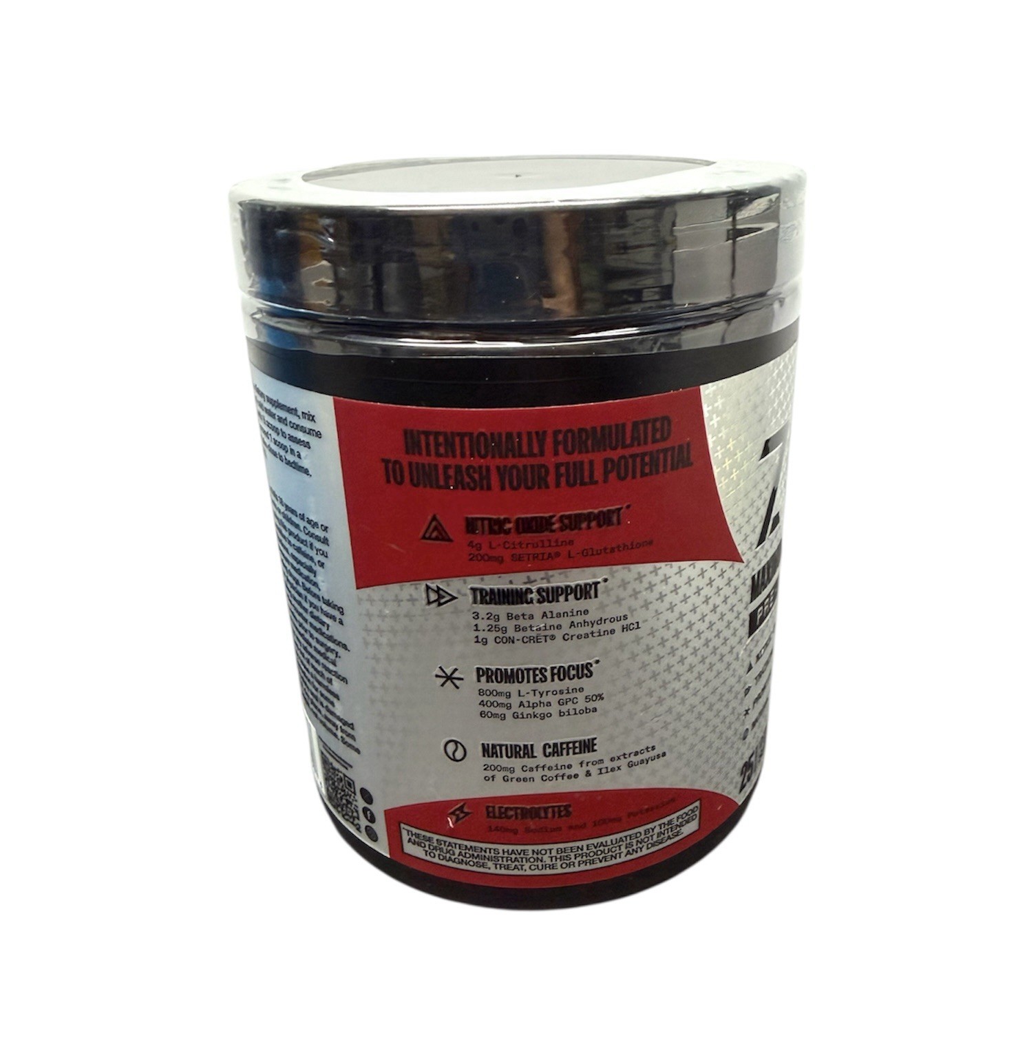 2CT: ZOA+ Zero Sugar PRE-WORKOUT Pwder CHERRY LIME NSF-CERTIFIED SPORT 13oz CAFF