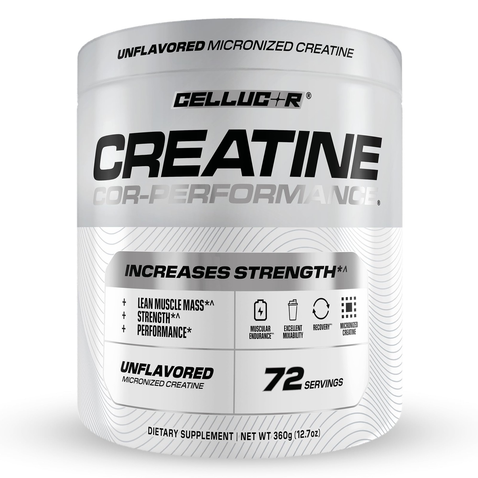 Cellucor Cor-Performance Creatine Monohydrate 12.69 Ounce (Pack of 1), White