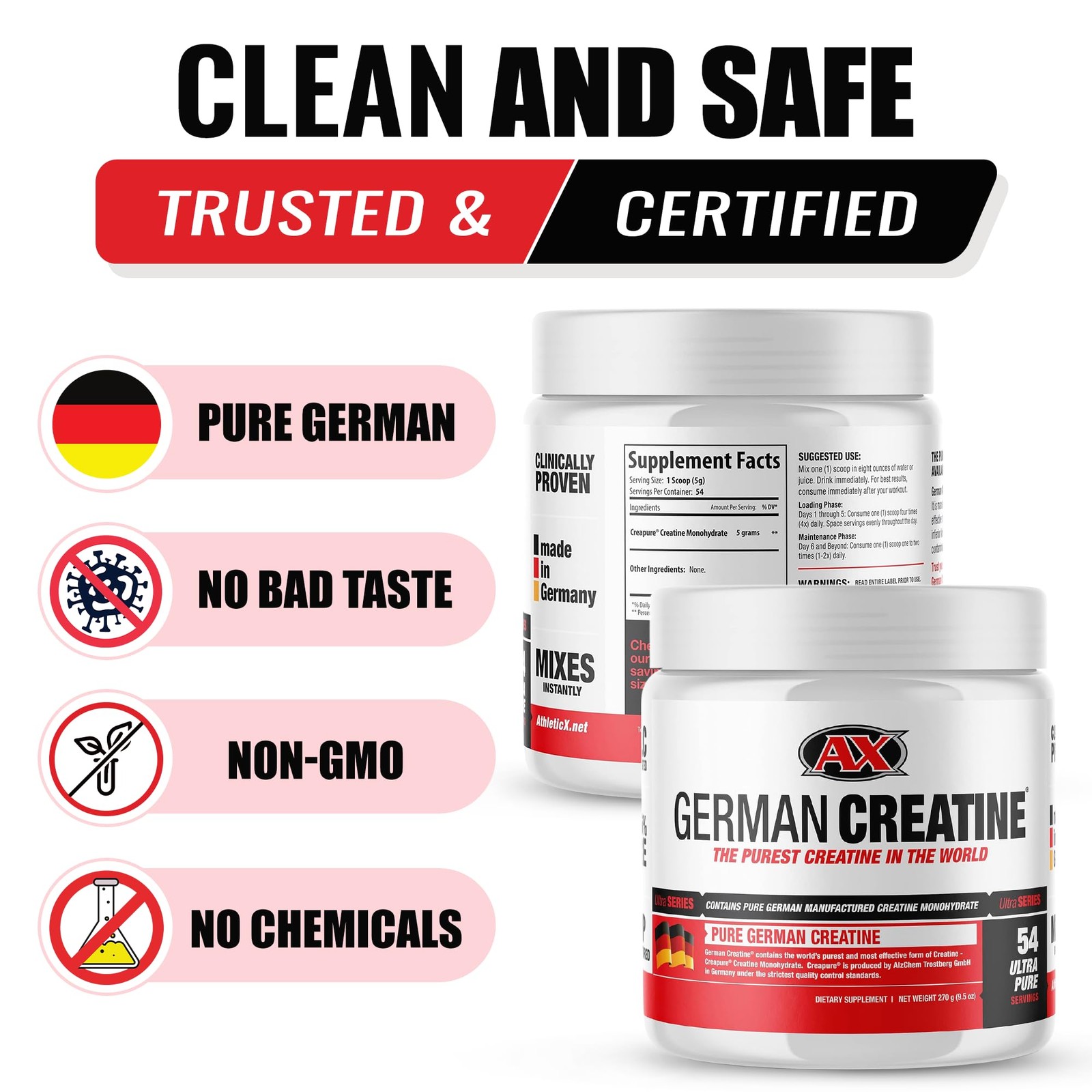 – Micronized Creatine Monohydrate Powder, 99.99% Pure Creapure for Muscle Gro…