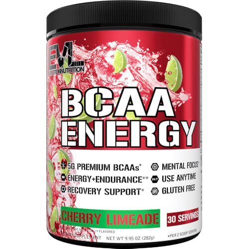 EVL BCAAs Amino Acids Powder – BCAA Energy Pre Workout for Muscle Recovery
