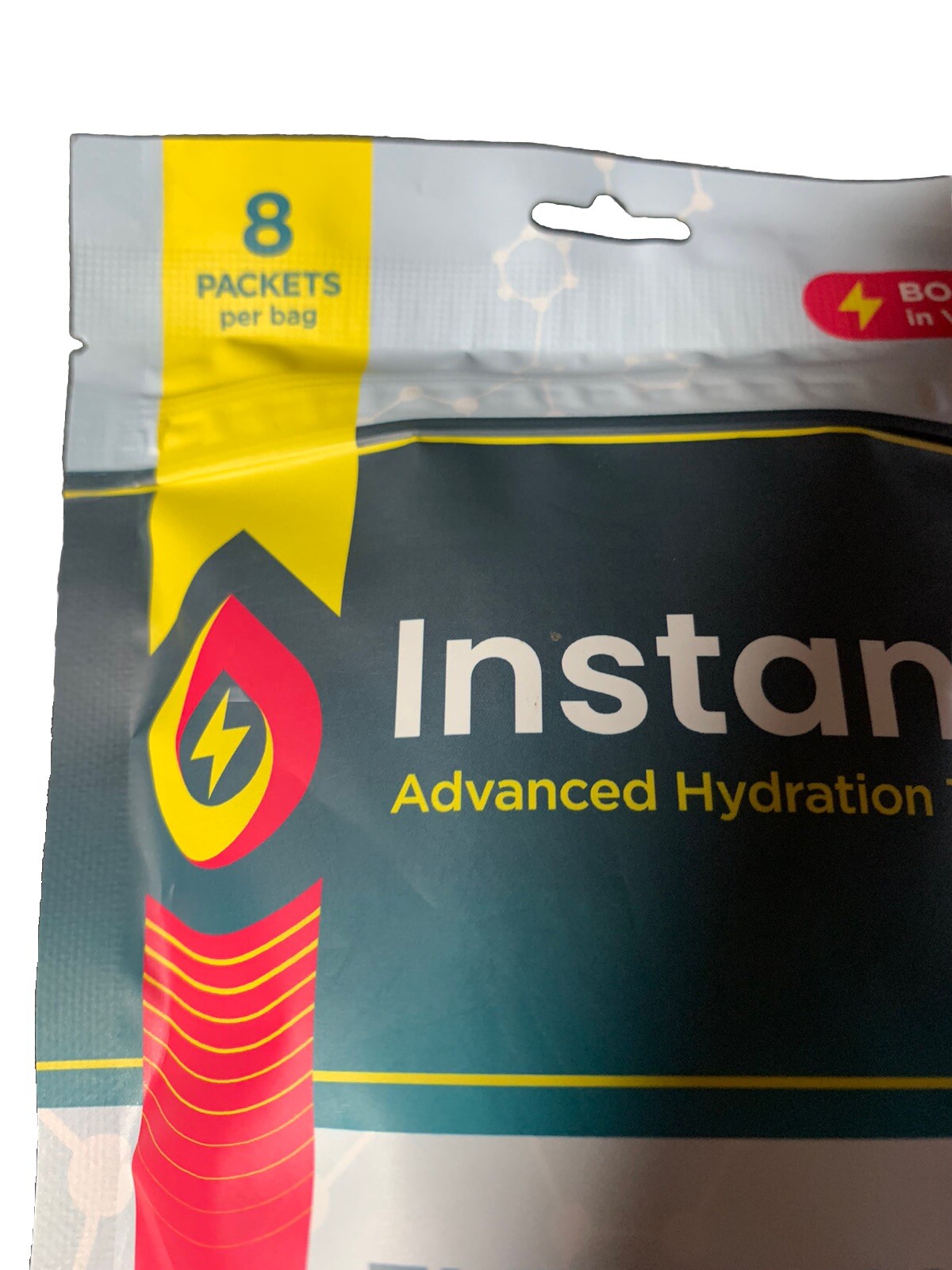 Instant IV Electrolytes Powder Drink Mix Advanced Hydration 8ct Exp. 03/2025