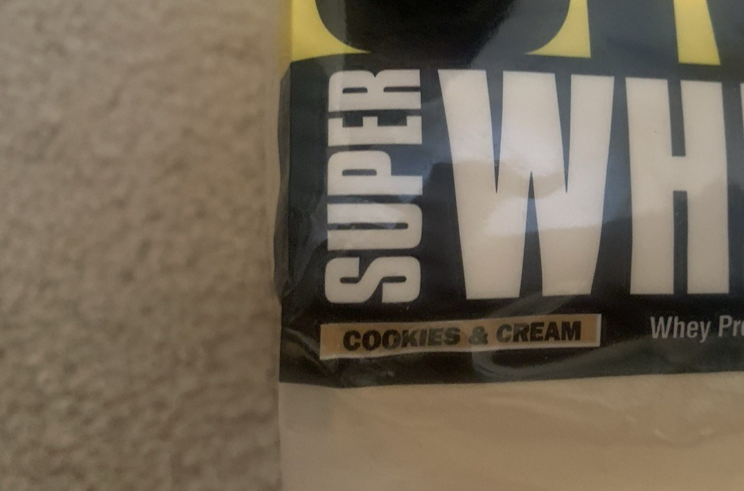 Universal Super Whey Protein Cookies & Cream Flavor One 1 lb pkgs exp. 8/25