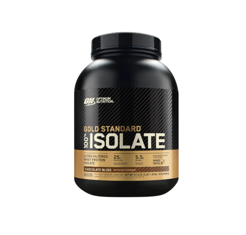 Optimum Nutrition Gold Standard 100% Isolate, Protein Powder, Chocolate Bliss, 3