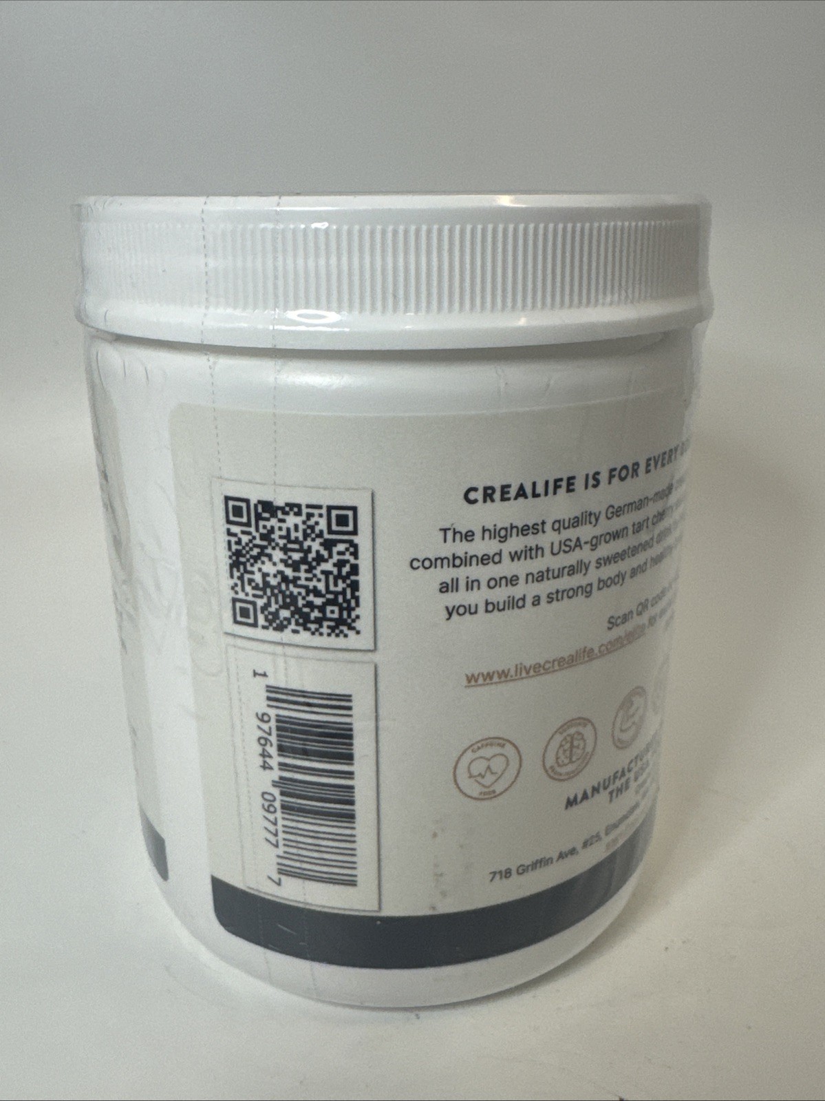 CreaLife – German Micronized Creatine + USA Tart Cherry + Vitamin B6 12/2026