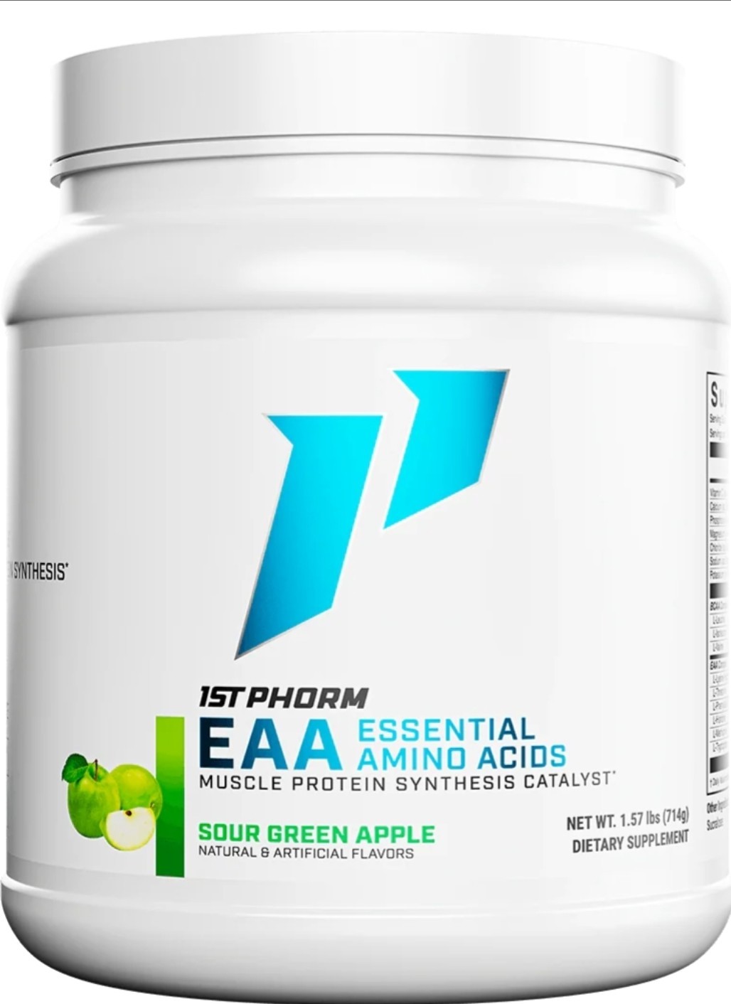1st Phorm EAA Essential Amino Acids Sour Green Apple 60 Servings Sealed New