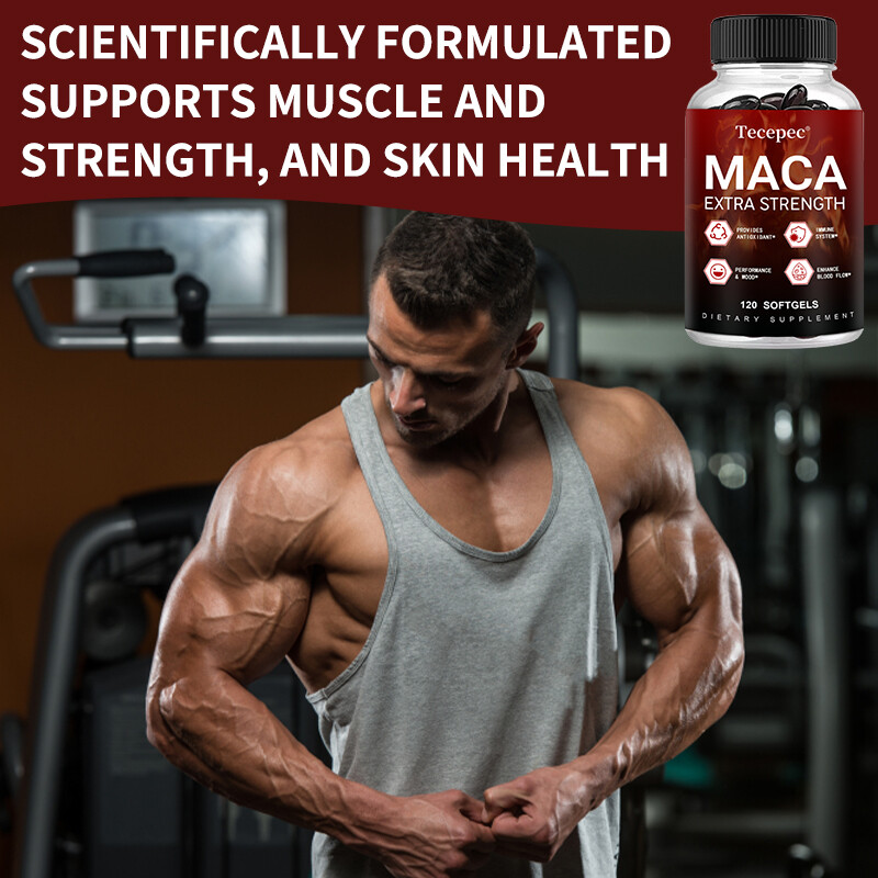 Extra Strength Maca Supplement for Men, With Ashwagandha, Ginseng, Tribulus