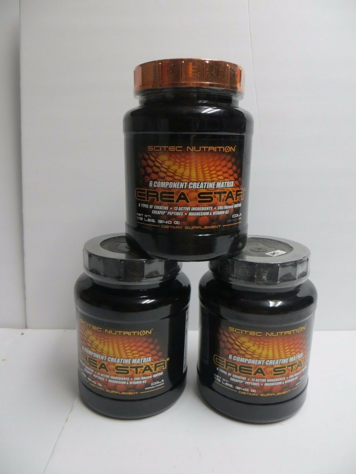 3 NEW Scitec Nutrition 6 Component Creatine Matrix Crea Star 540g Cola EXPIRED