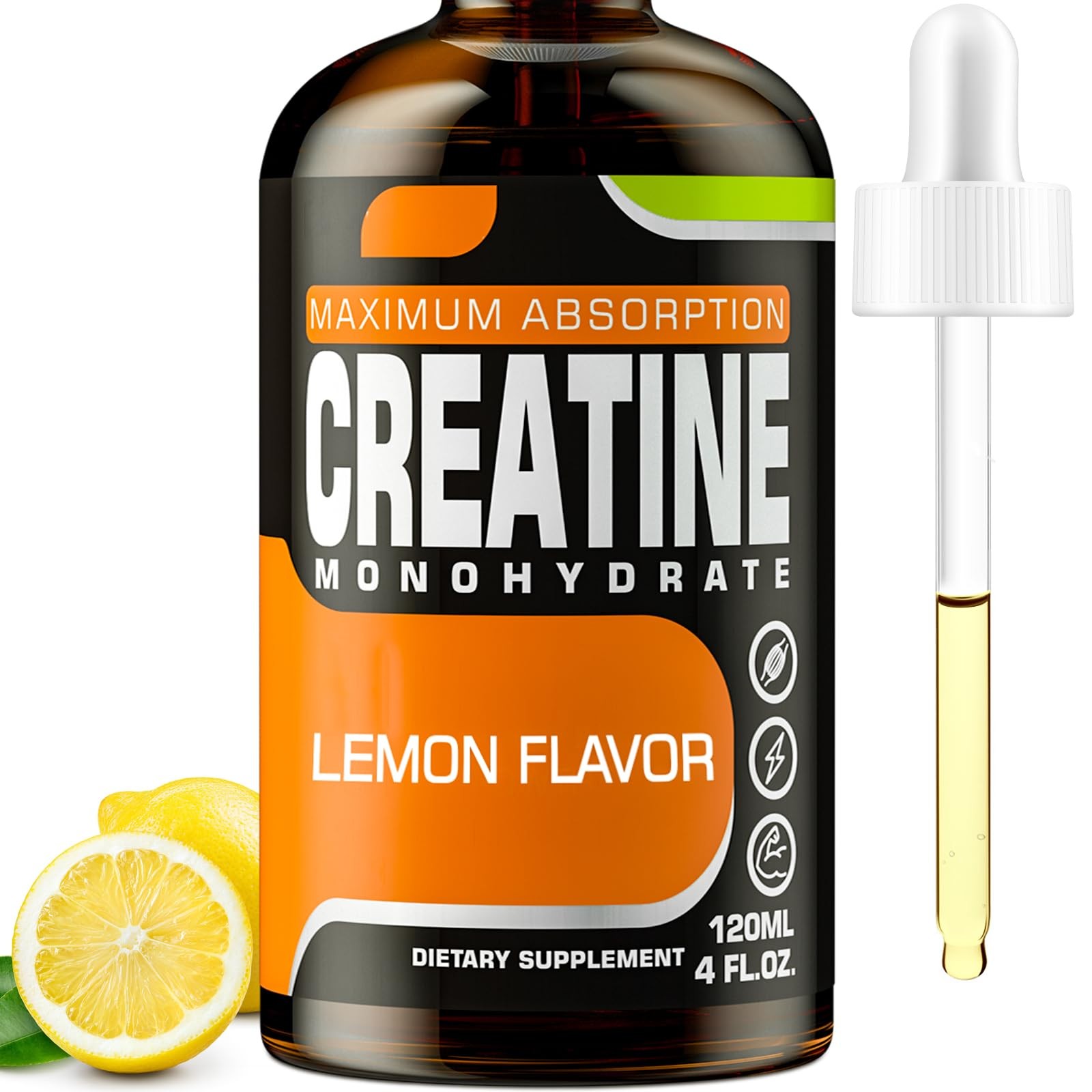 Creatine Monohydrate Liquid Creatine for Muscle Mass Strength Glute Booty & E…