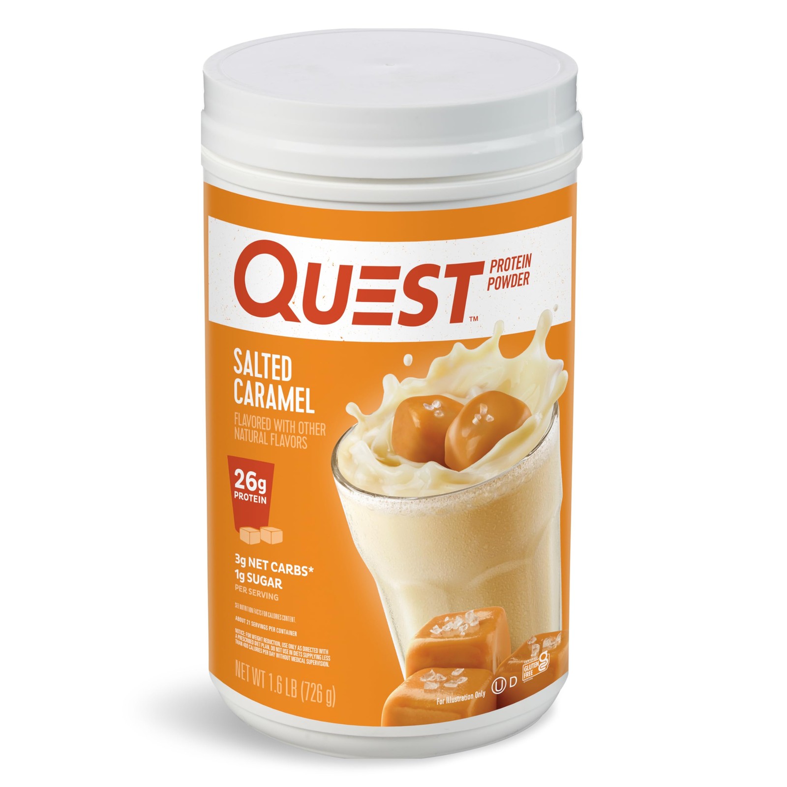Quest Nutrition Vanilla Milkshake Protein Powder 24g Protein 1g Sugar Low Carb