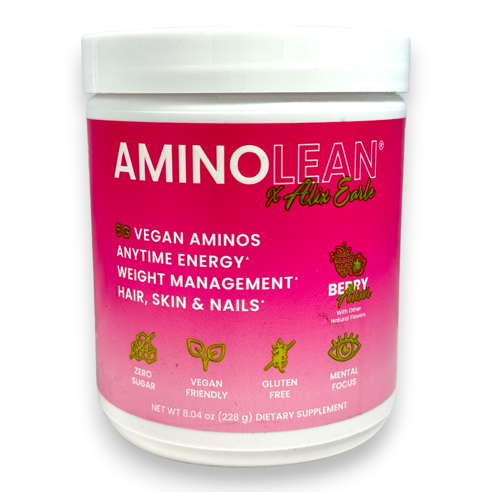 RSP AminoLean x Alix Earle Dietary Supplement -Berry Alixir Flavor- 8.04oz.