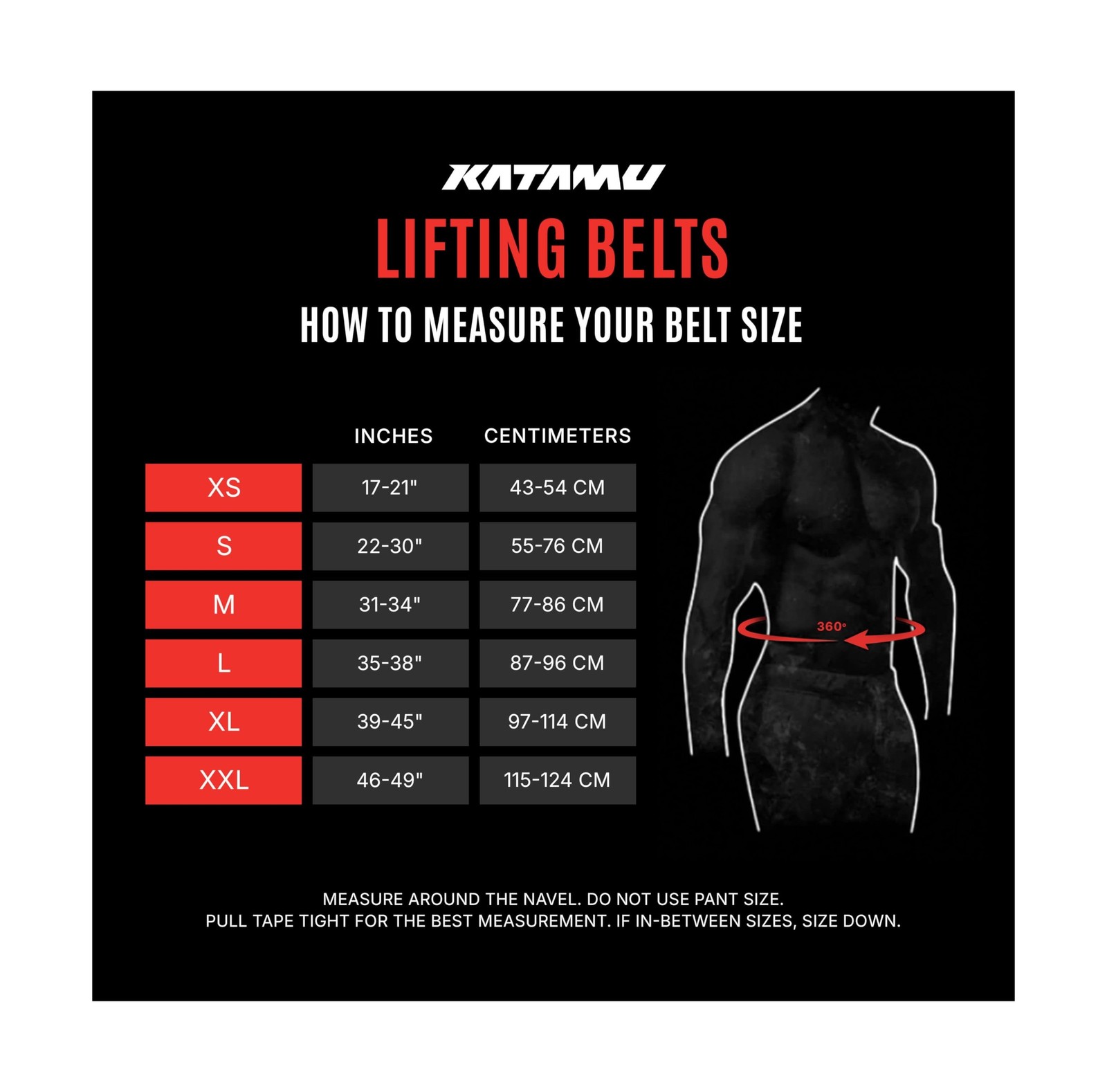 Katamu Premium Leather Lever Weightlifting Belt – Secure Steel Lever, Powe