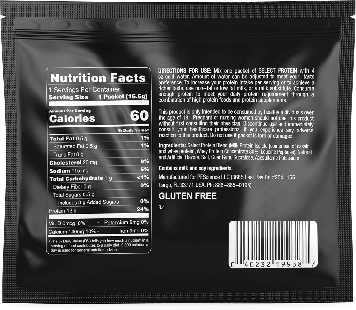 PEScience Select Protein Powder Packets, Try 8 0.55 Ounce (Pack of 8)