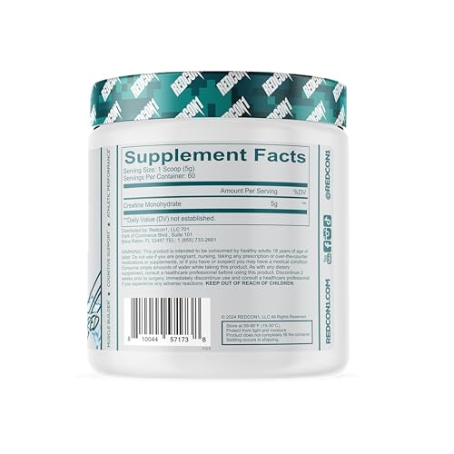 Creatine Monohydrate Powder 60 Servings Pre Post Workout