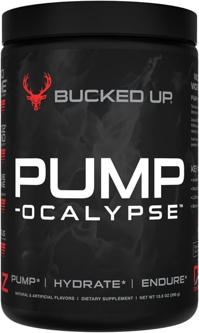 Bucked Up Pump-ocalypse Blood Raz preworkout exp 02/27