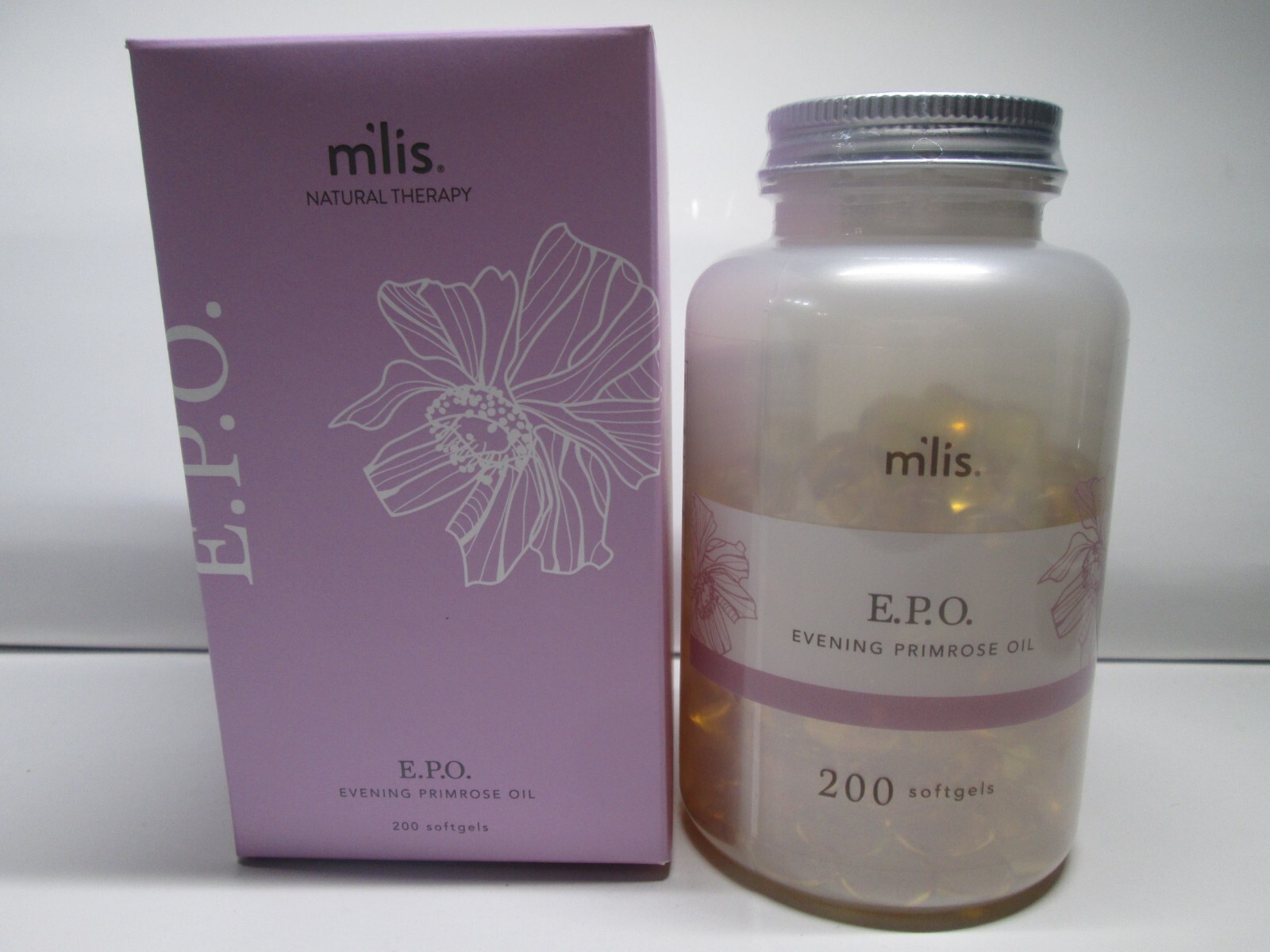 M’LIS evening primrose oil 200 softgels NEW