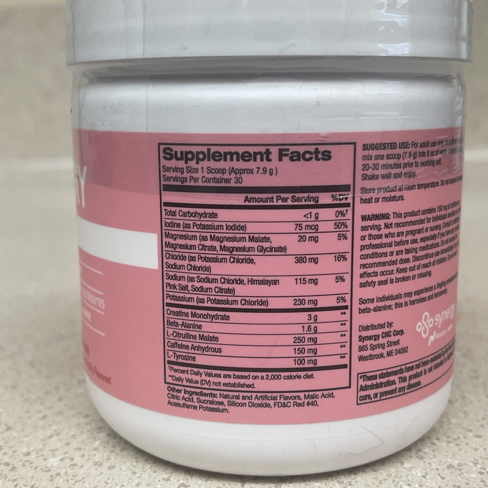 Flat Tummy Pre-Workout Powder for Women 240G , Watermelon Exp 12/26