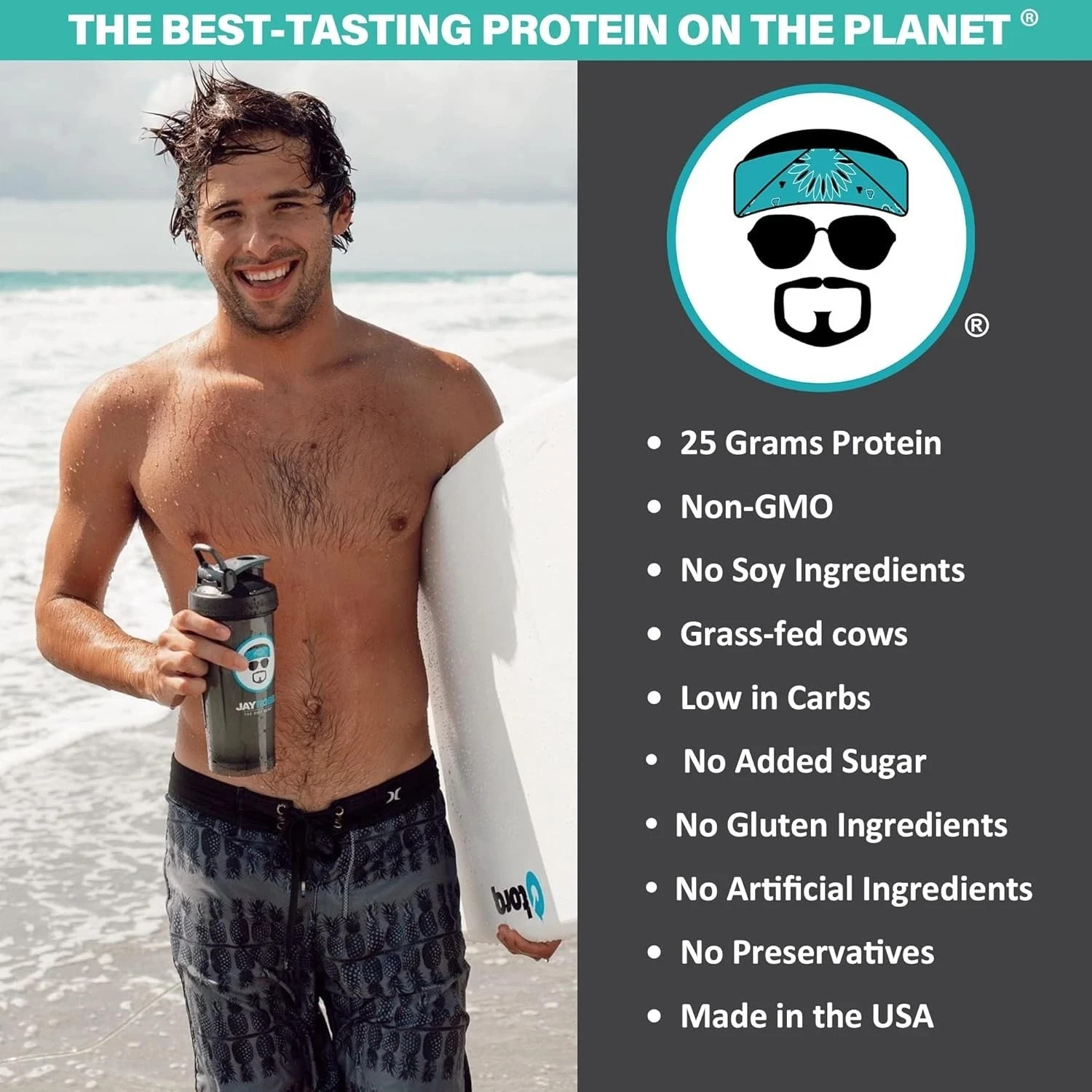 Jay Robb Whey Protein Isolate Vanilla 24 oz