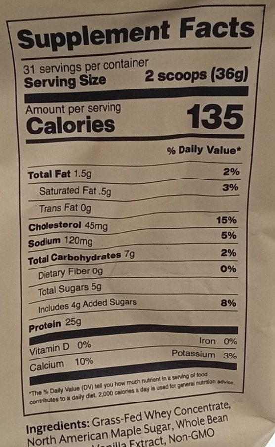 Promix Whey Protein Powder Vanilla 2.5lb Bulk Exp 10/27