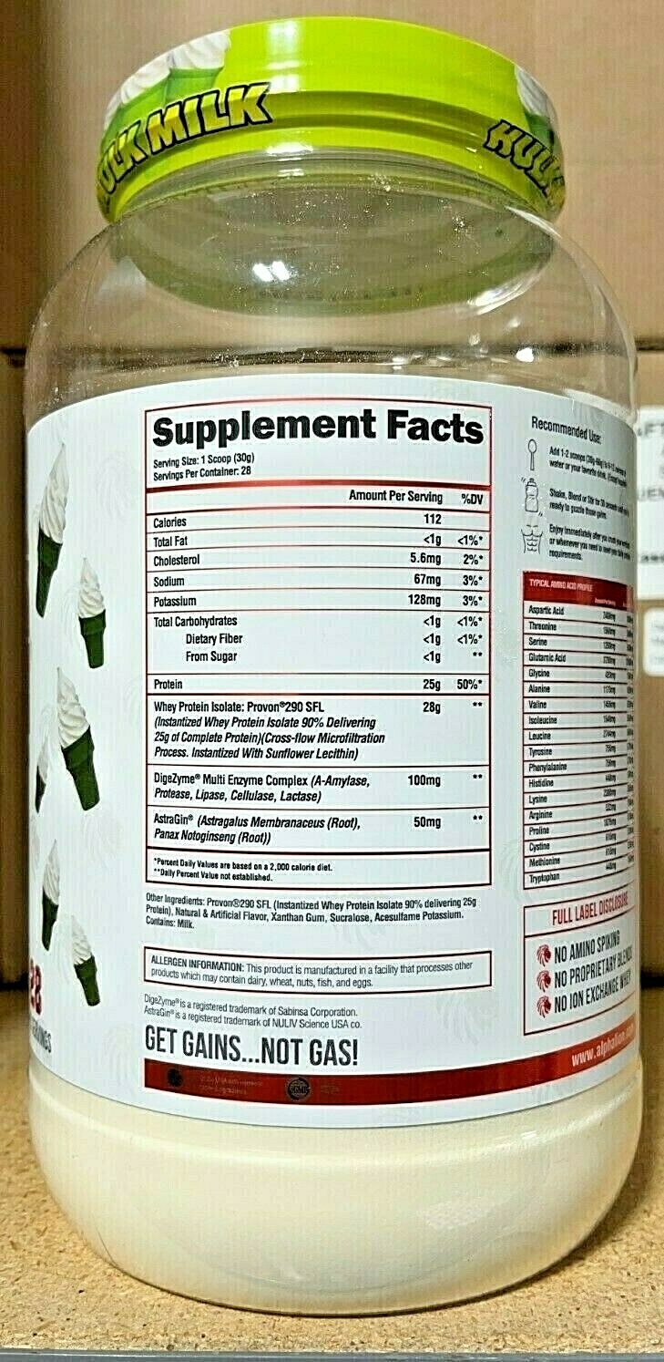 Alpha Lion Superhuman Protein 100% Premium Whey Isolate 28 Servings 5 Flavors