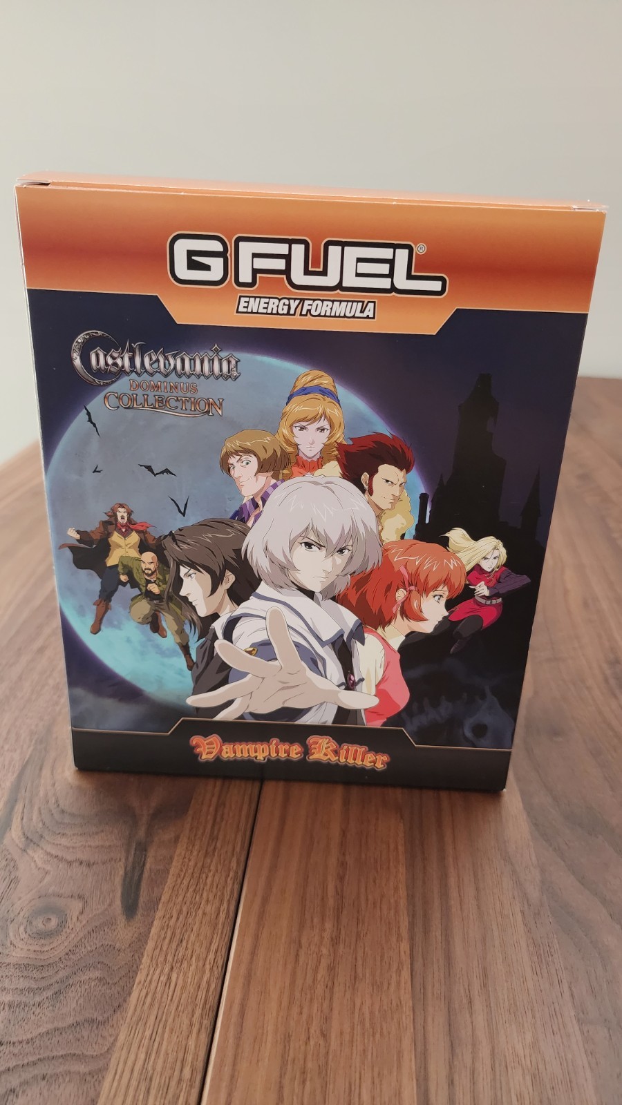 G Fuel Castlevania Dominus Vampire Killer Collector’s Box Rare US Seller.
