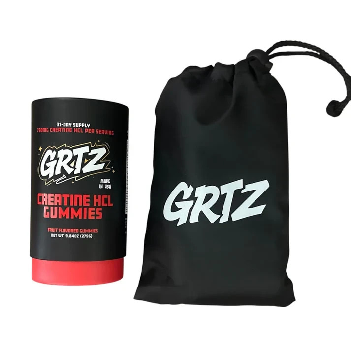 Creatine HCL Gummies 31 day supply made in USA & Mini Bands Bundle