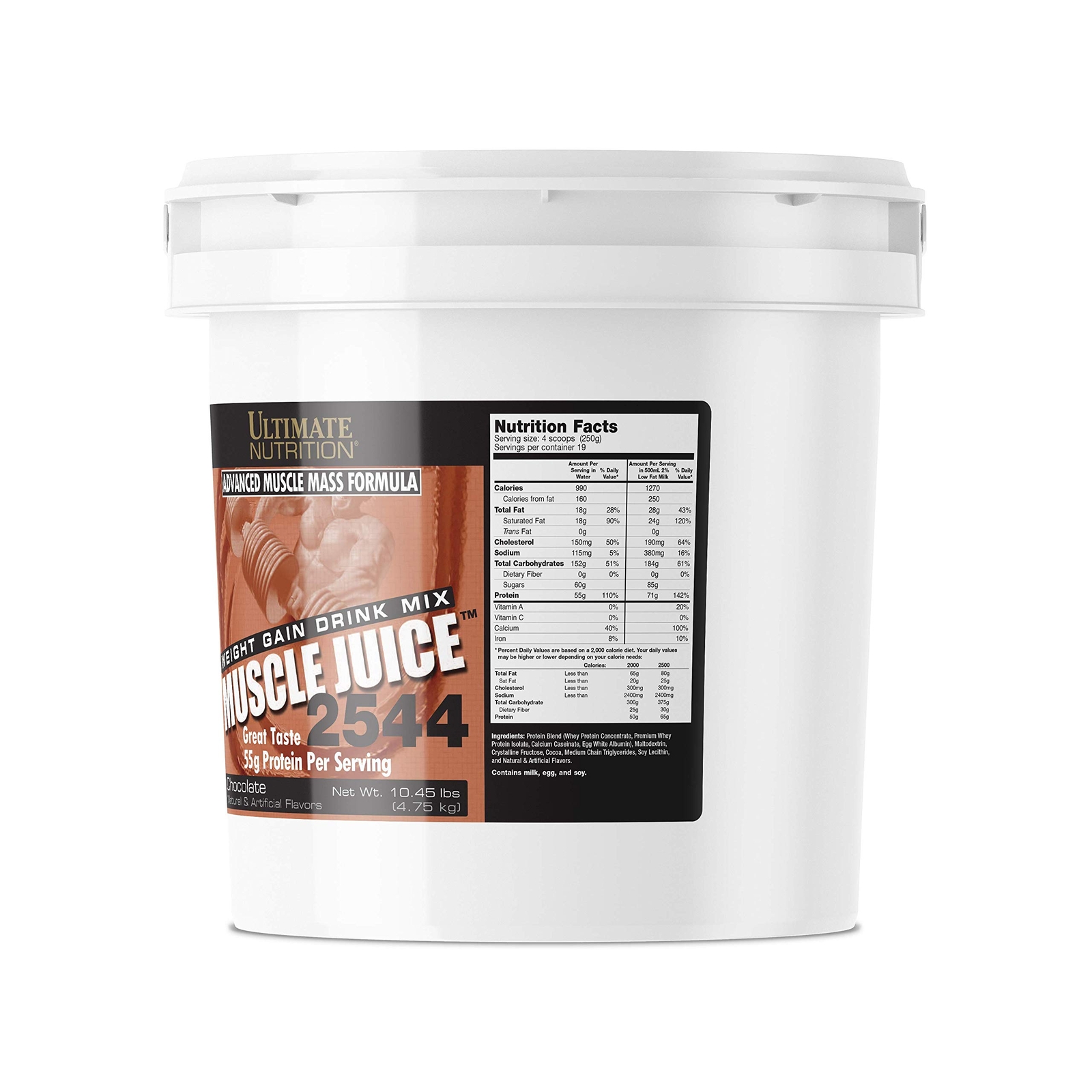 Ultimate Nutrition Muscle Juice 2544, Lean Muscle Mass Classic Gainer