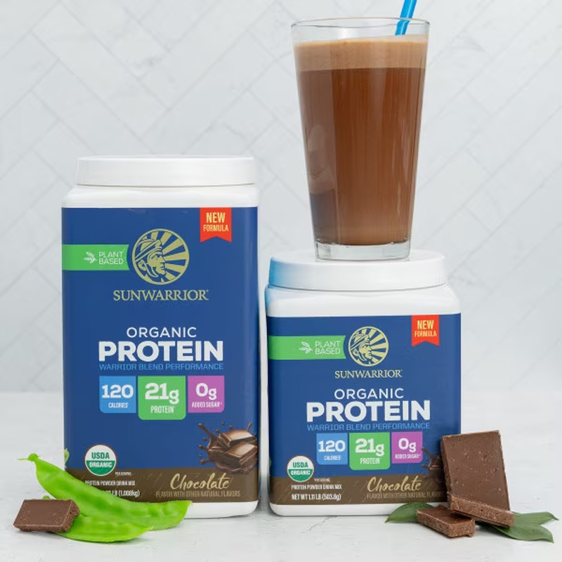 Organic Chocolate Warrior Blend Performance Protein, 17.76 OZ