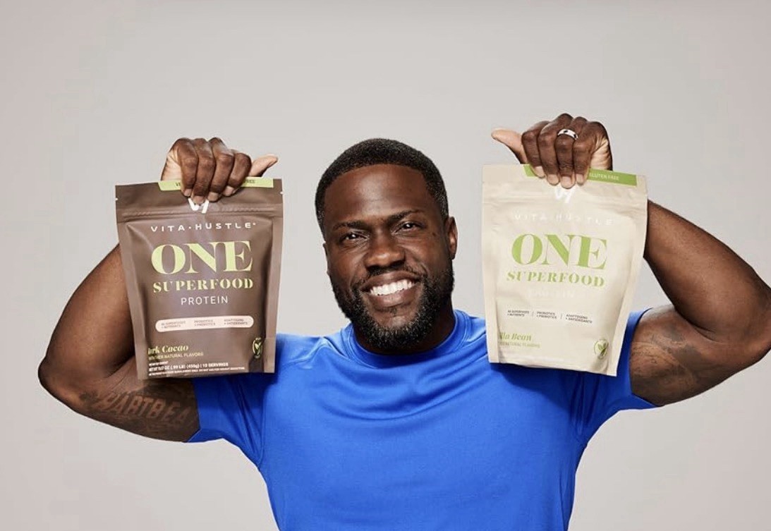 VitaHustle Plant-Based Protein Powder Chocolate & Vanilla Vegan 24.41 ozTwo bags