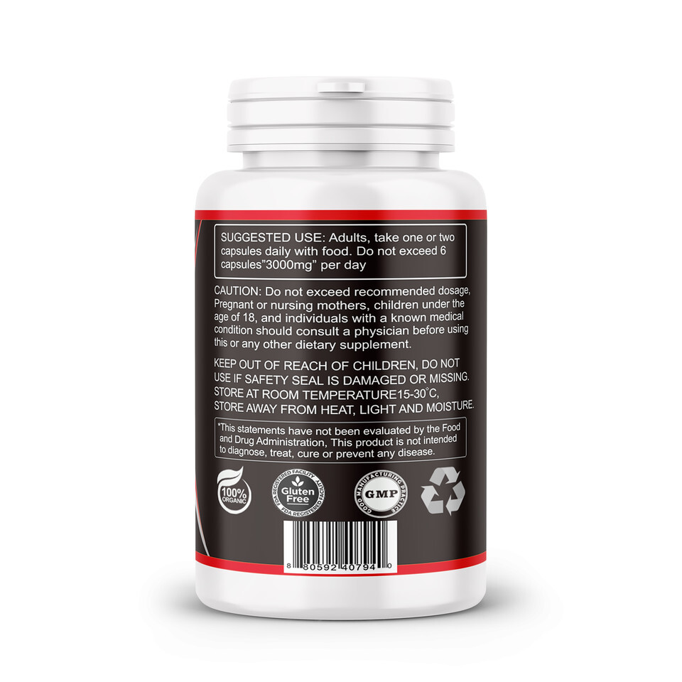 TRIBULUS TERRESTRIS 96% SAPONINS BIG MUSCLES 7500mg EXTRACT TESTOSTERON PILLS
