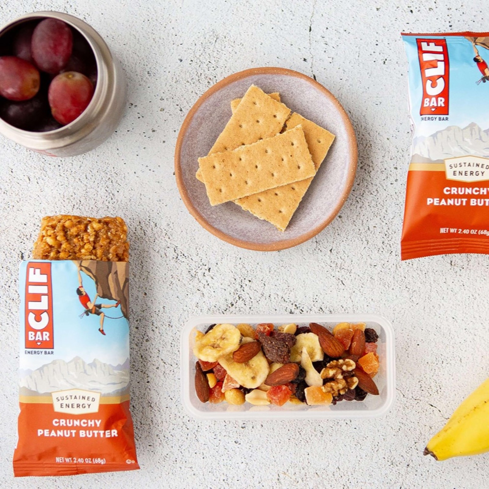 CLIF BAR – Energy Protein Bars – Crunchy 15 Count, Peanut Butter
