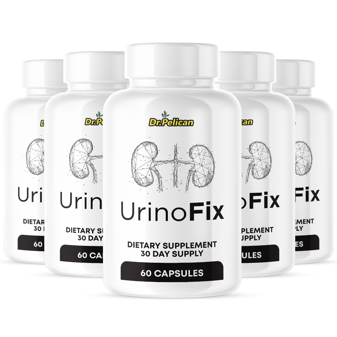 UrinoFix- Prostate Support- 5 Bottles- 300 Capsules