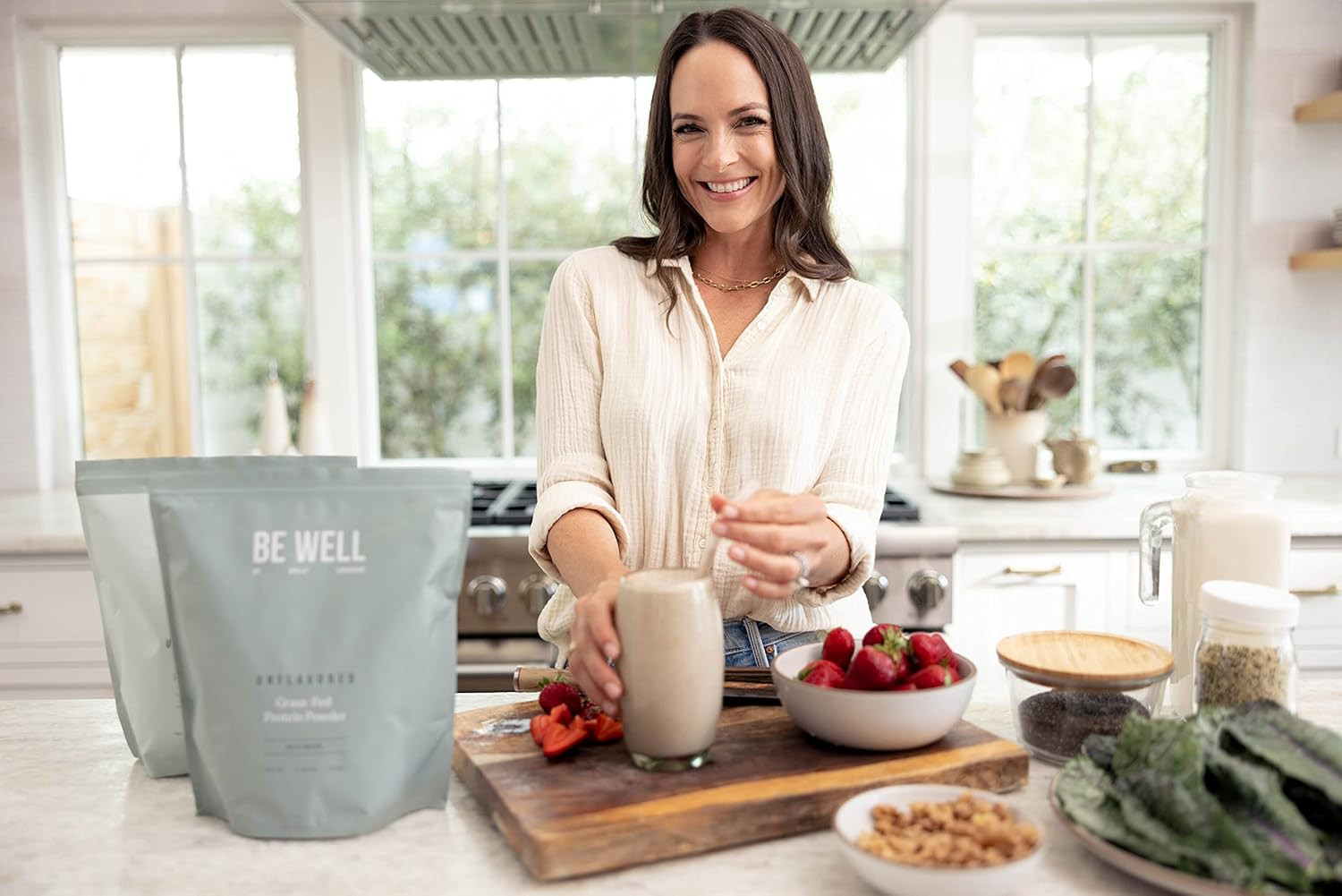 Be Well by Kelly Unflavored Grass-Fed Beef Protein Powder, 23G of Protein & Zero