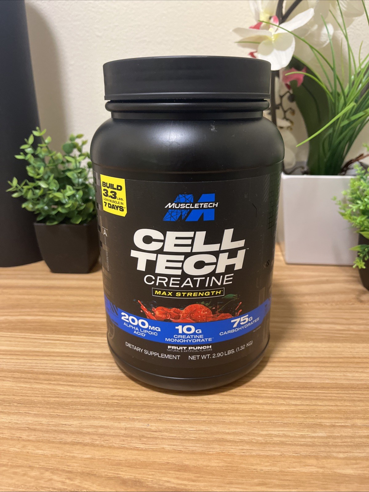 Muscletech Cell Tech Creatine Dietary Supplement 6lbs Fruit Punch Exp: 4/2028