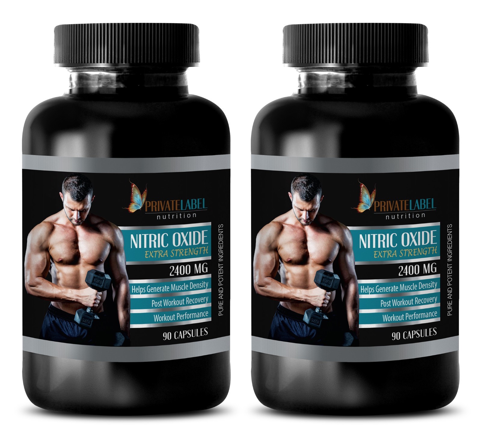 immune support – NITRIC OXIDE 2400mg – nitric oxide capsules – 2 Bottles
