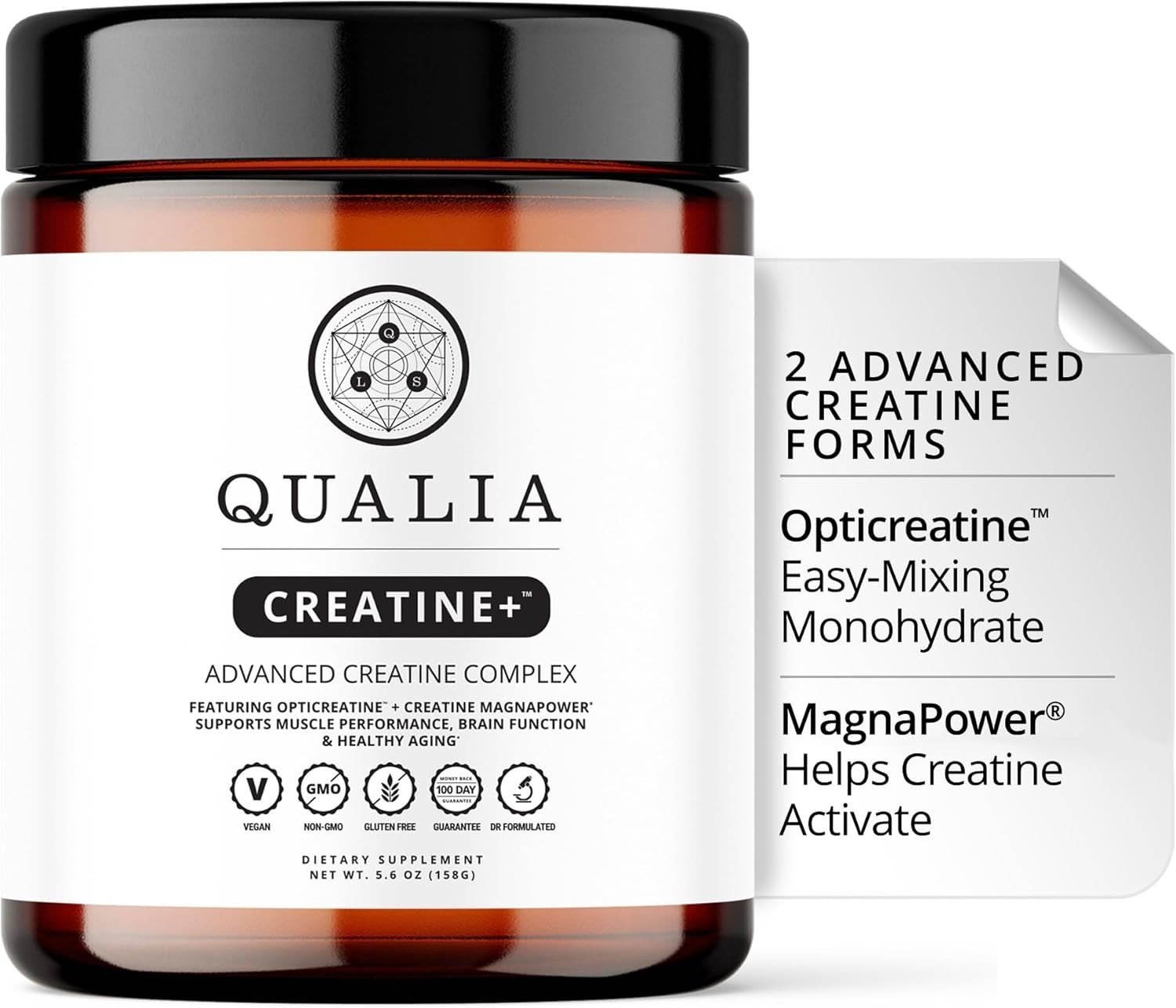 Qualia Creatine | Advanced Creatine Complex | 2 Sources + Magnesium | Optimiz…