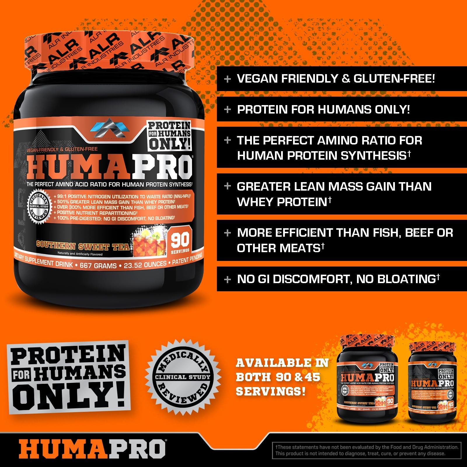 Vegan Protein Supplement Powder 90 Servings Low Calorie Muscle Recovery Formula