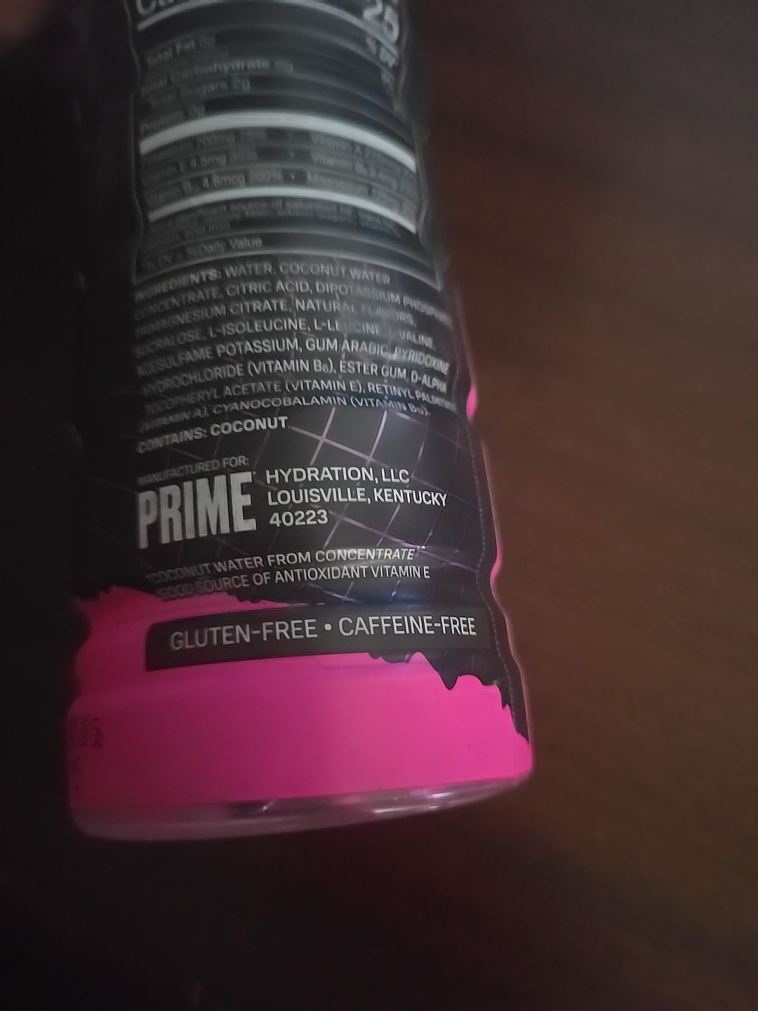 NEW PRIME X TREASURE HUNT HYDRATION DRINK 1 FULL 16.9 FL OZ PINK BOTTLE