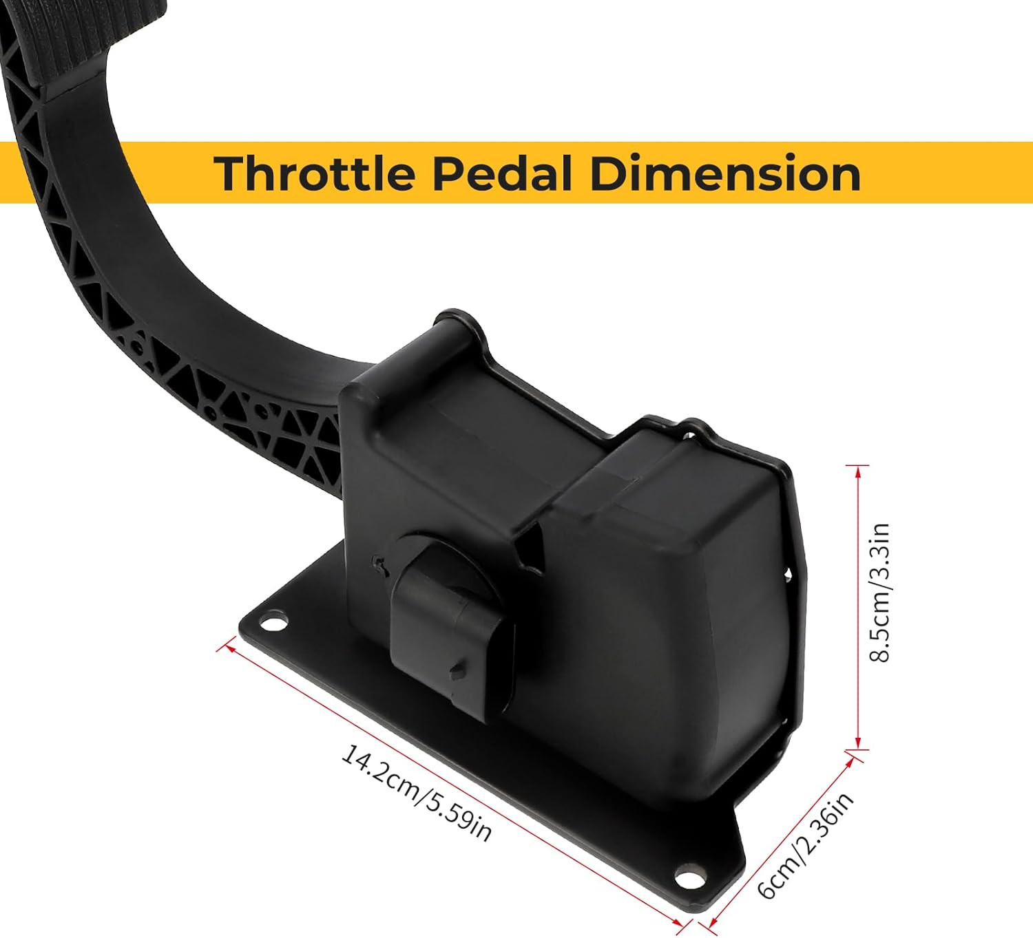 4014989 Throttle Pedal Foot Gas Pedal for Polaris Ranger 500 570 900 1000 ETX EV