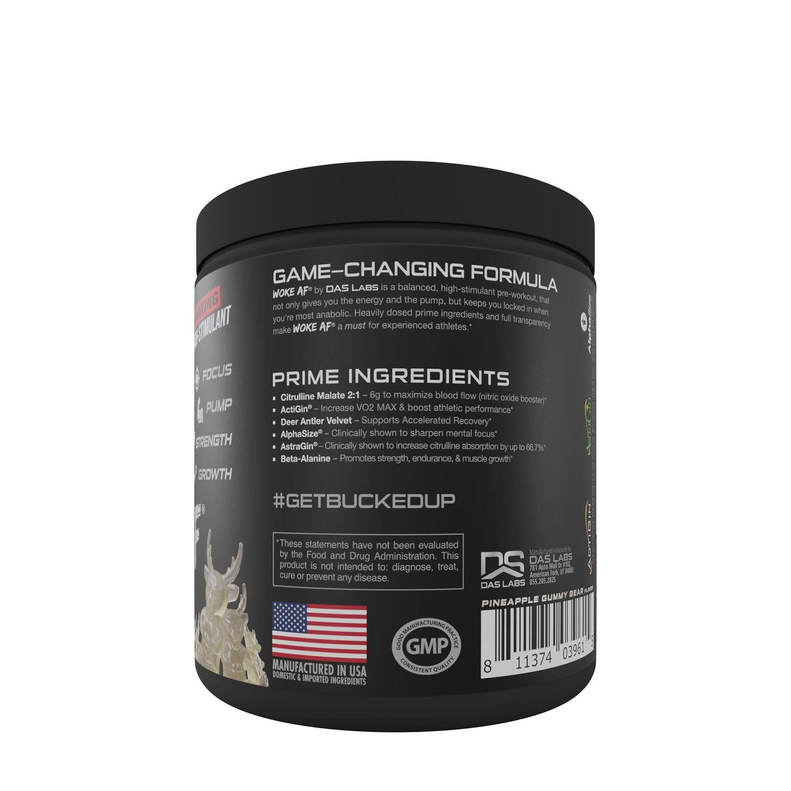 Nootropic Preworkout – White Gummy Deer (30 Servings)