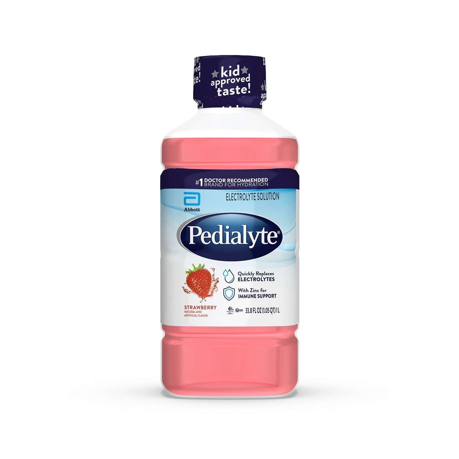 Pedialyte Electrolyte Drink, Strawberry, 1 Liter,NEW PRODUCT EXPLOSION