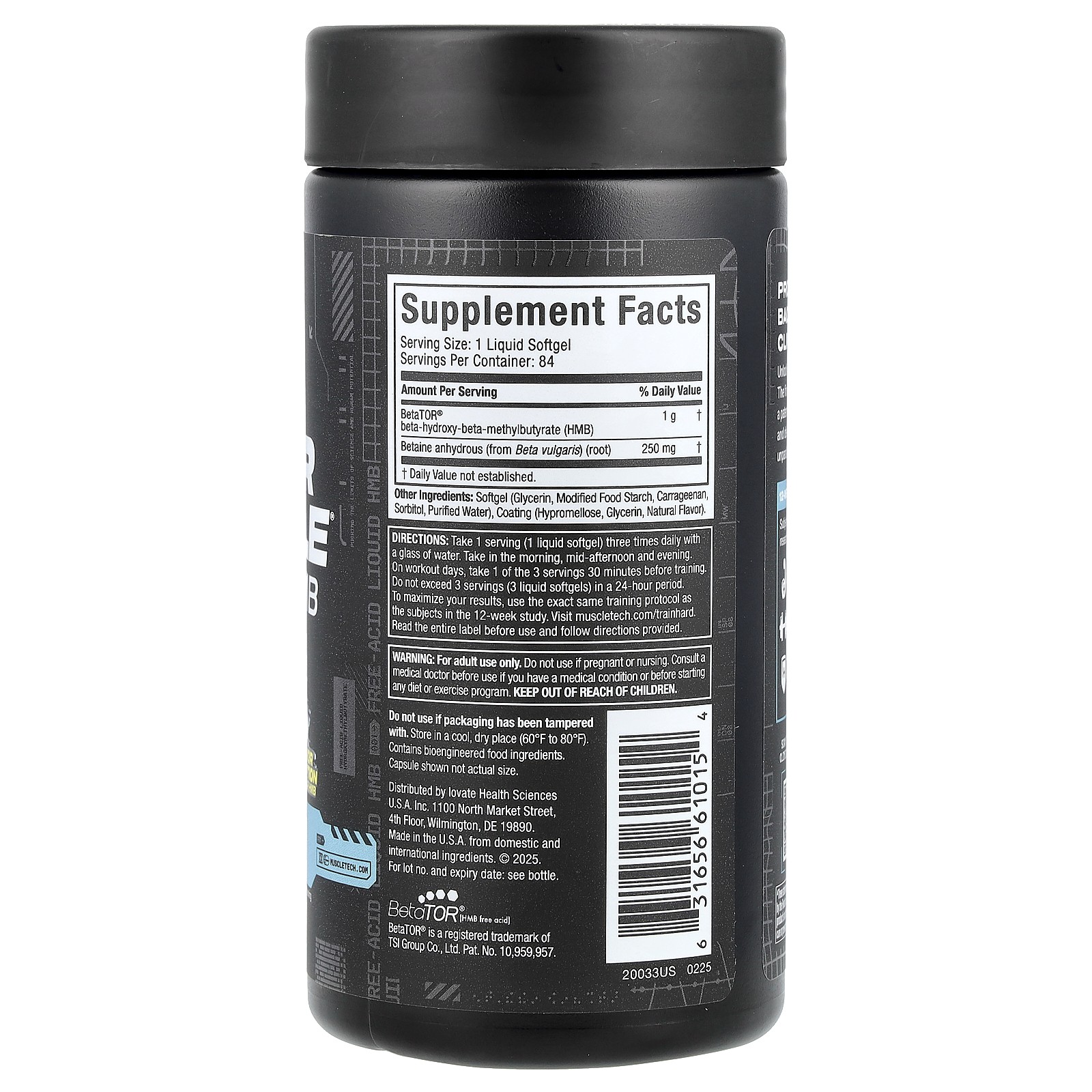 Clear Muscle, HMB Free Acid, 84 Liquid Softgels