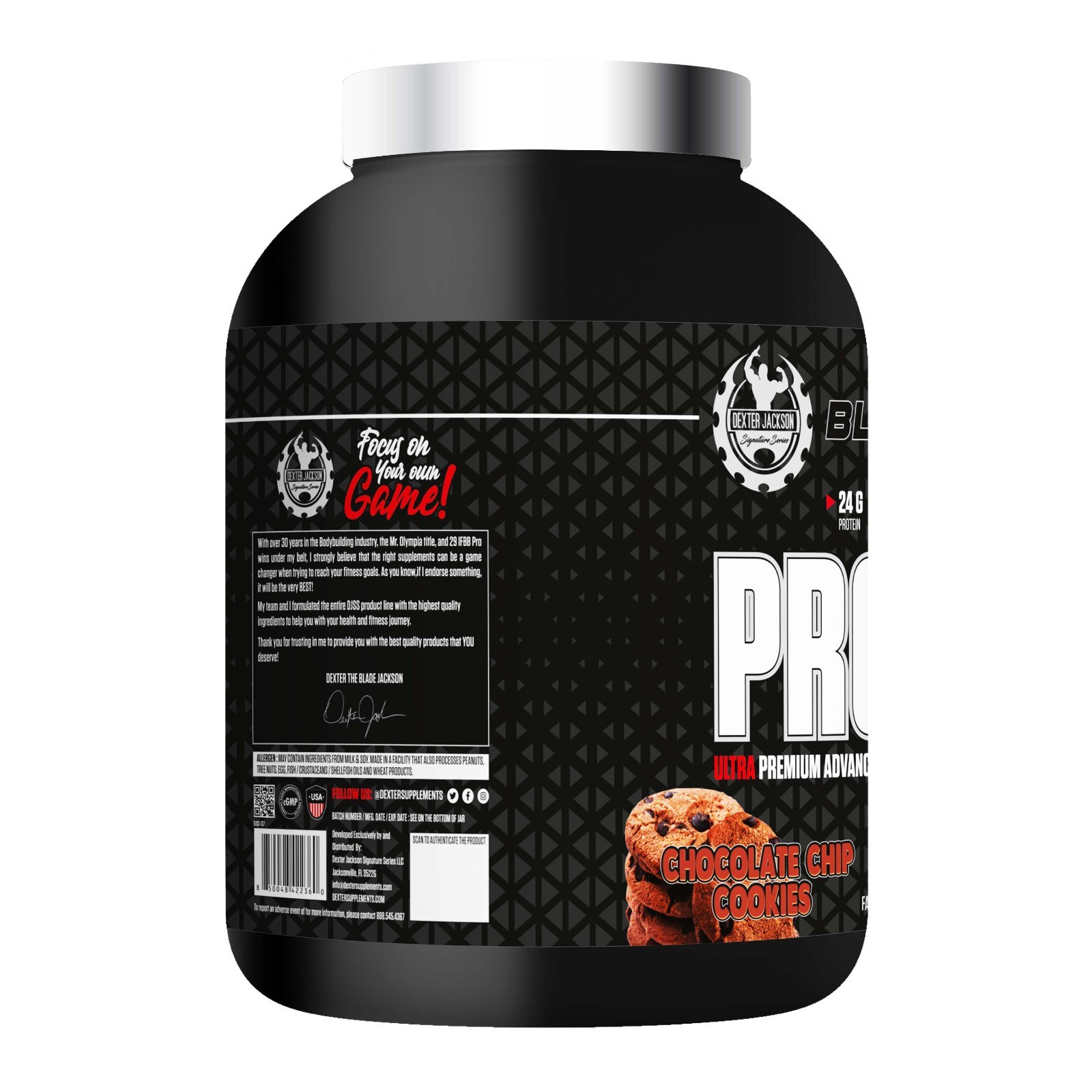 Dexter Jackson Black Signature Series Protein & Oats 5 Lbs 50 Servings