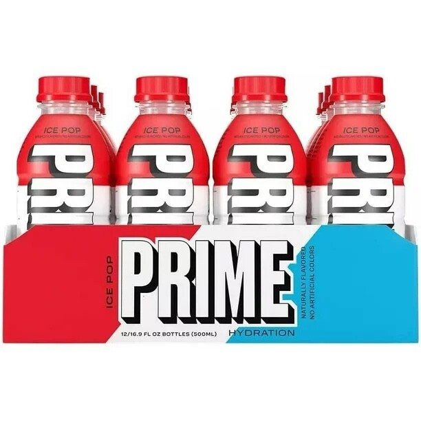 Prime Hydration Drink 16 fl oz (12 Pack) ALL FLAVORS NEW FLAVORS LOGAN PAUL &KSI