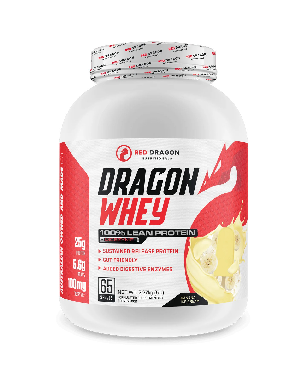 Dragon Whey Protein by Red Dragon Nutritionals